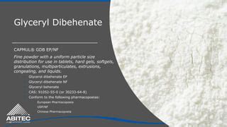 glycerol dibehenat.